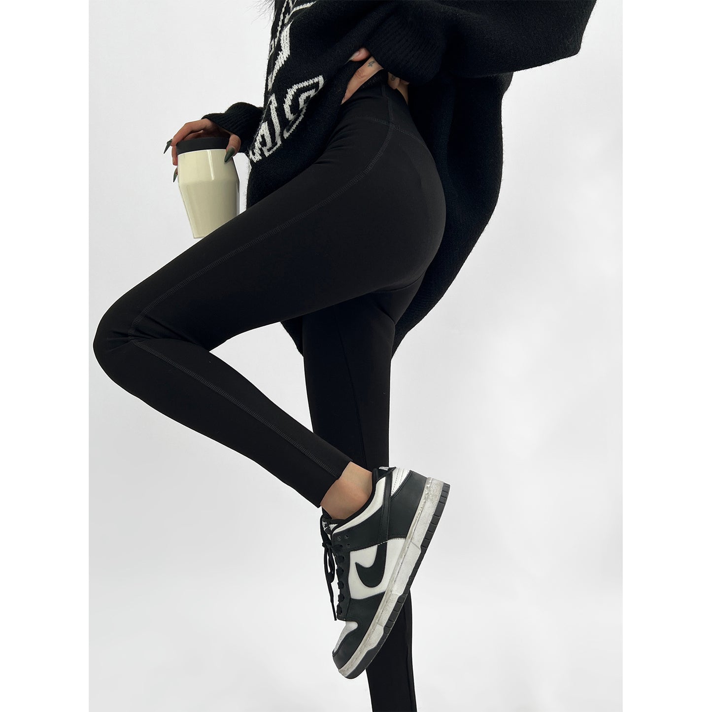 Women's Black Slim Leggings