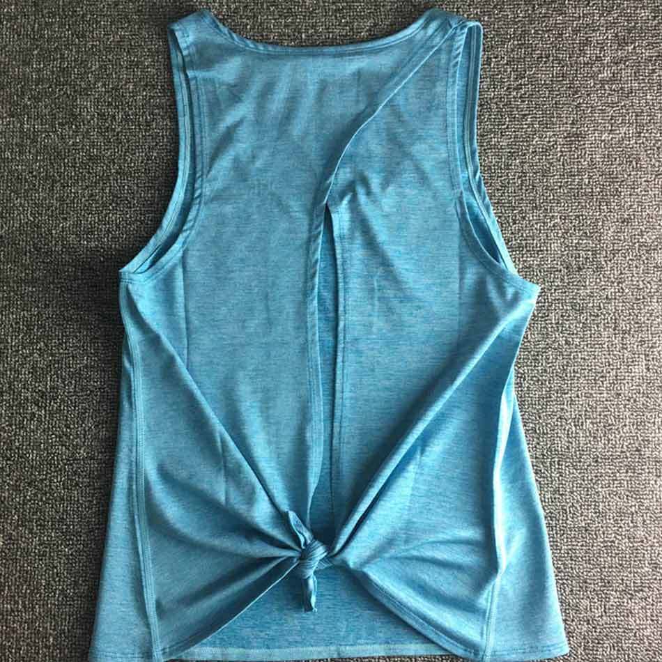 Women’s Backless Sleeveless Yoga Tank Top