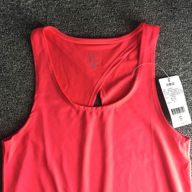 Women’s Backless Sleeveless Yoga Tank Top