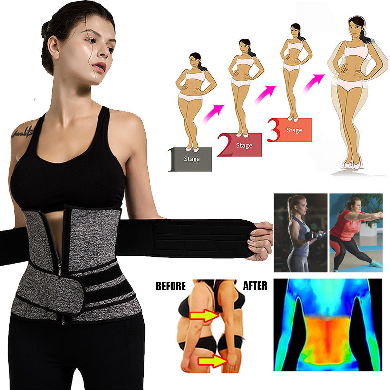 Tummy Sweat Waist Trainer Shapewear Bodysuit