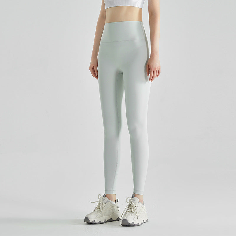 Women's High-Waist Seamless Yoga Pants with Pockets