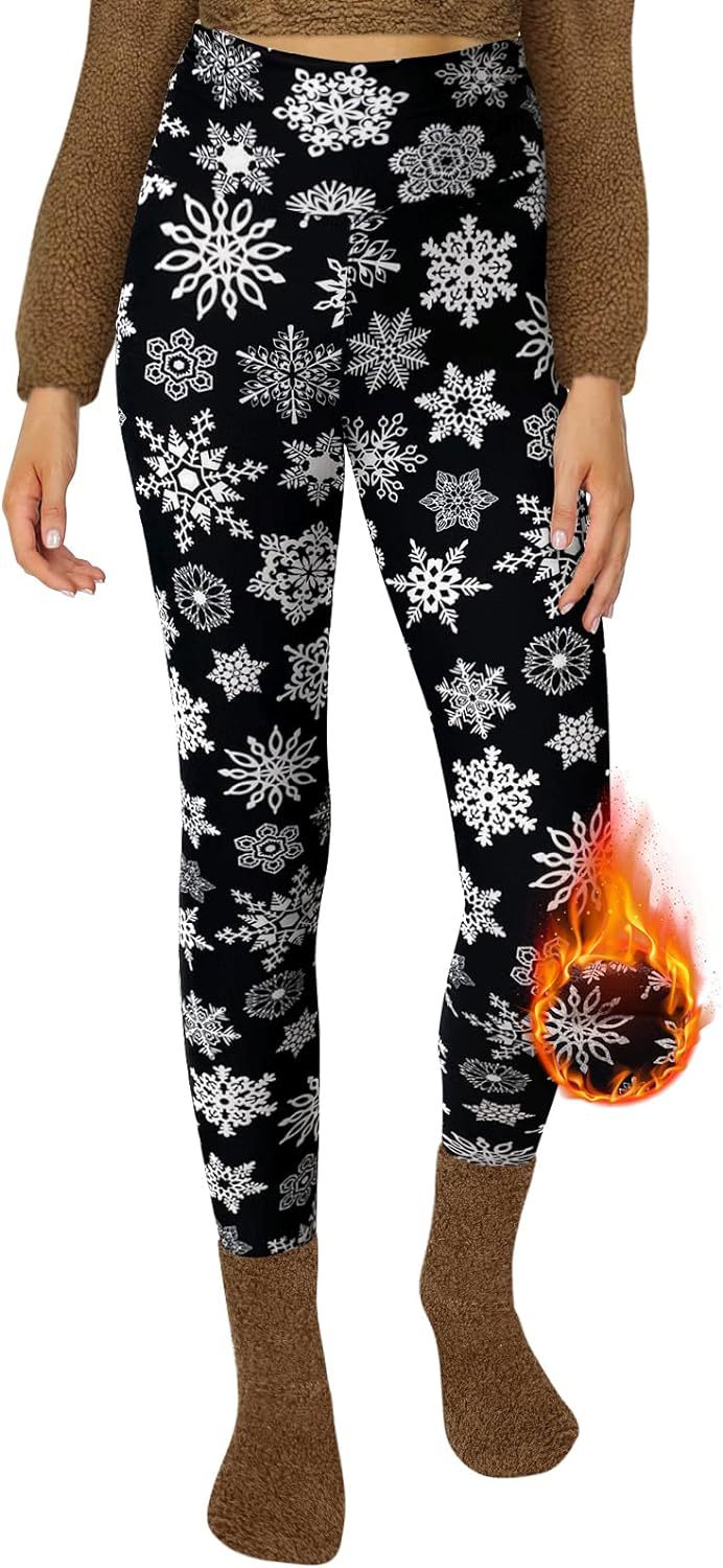 High-Waist Velvet Padded Warm Leggings