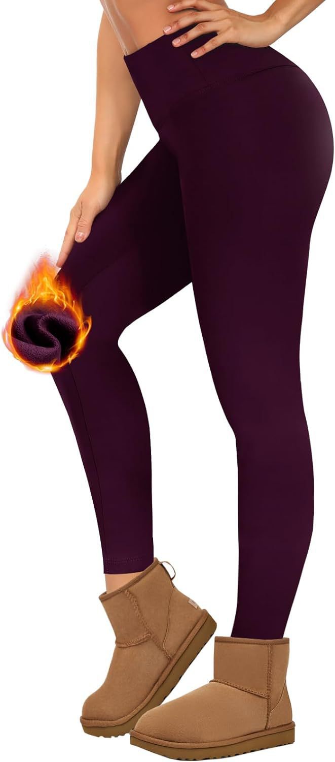 High-Waist Velvet Padded Warm Leggings