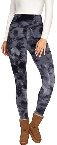 High-Waist Velvet Padded Warm Leggings