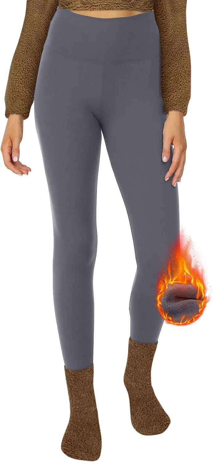High-Waist Velvet Padded Warm Leggings